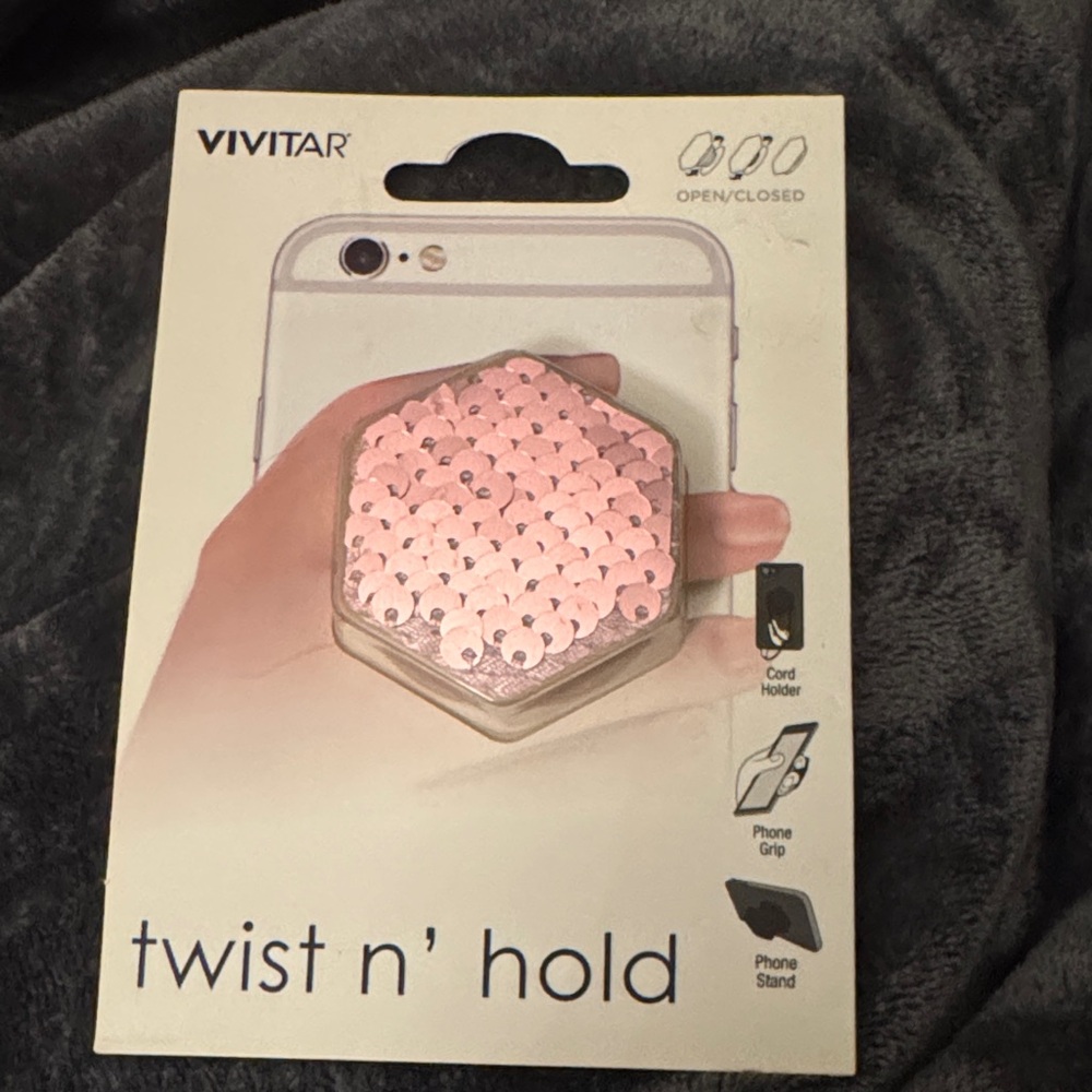 🏷️CLEARANCE🏷️ Vivitar Pink Twist n' Hold Phone Grip